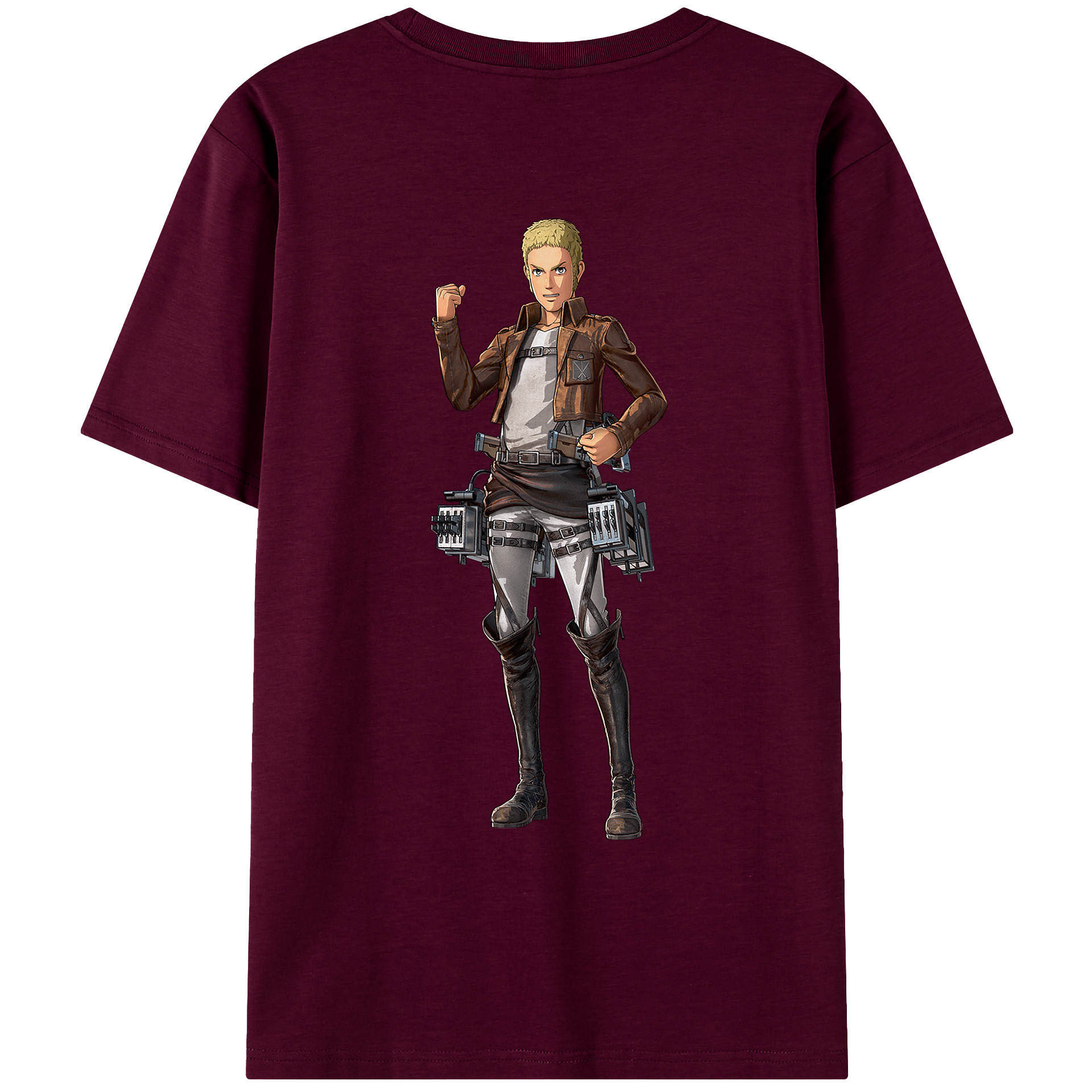 （画像用） 進撃の巨人 ライナー・ブラウン Attack on Titan Reiner Braun レディース半袖Tシャツ(バックプリント)
